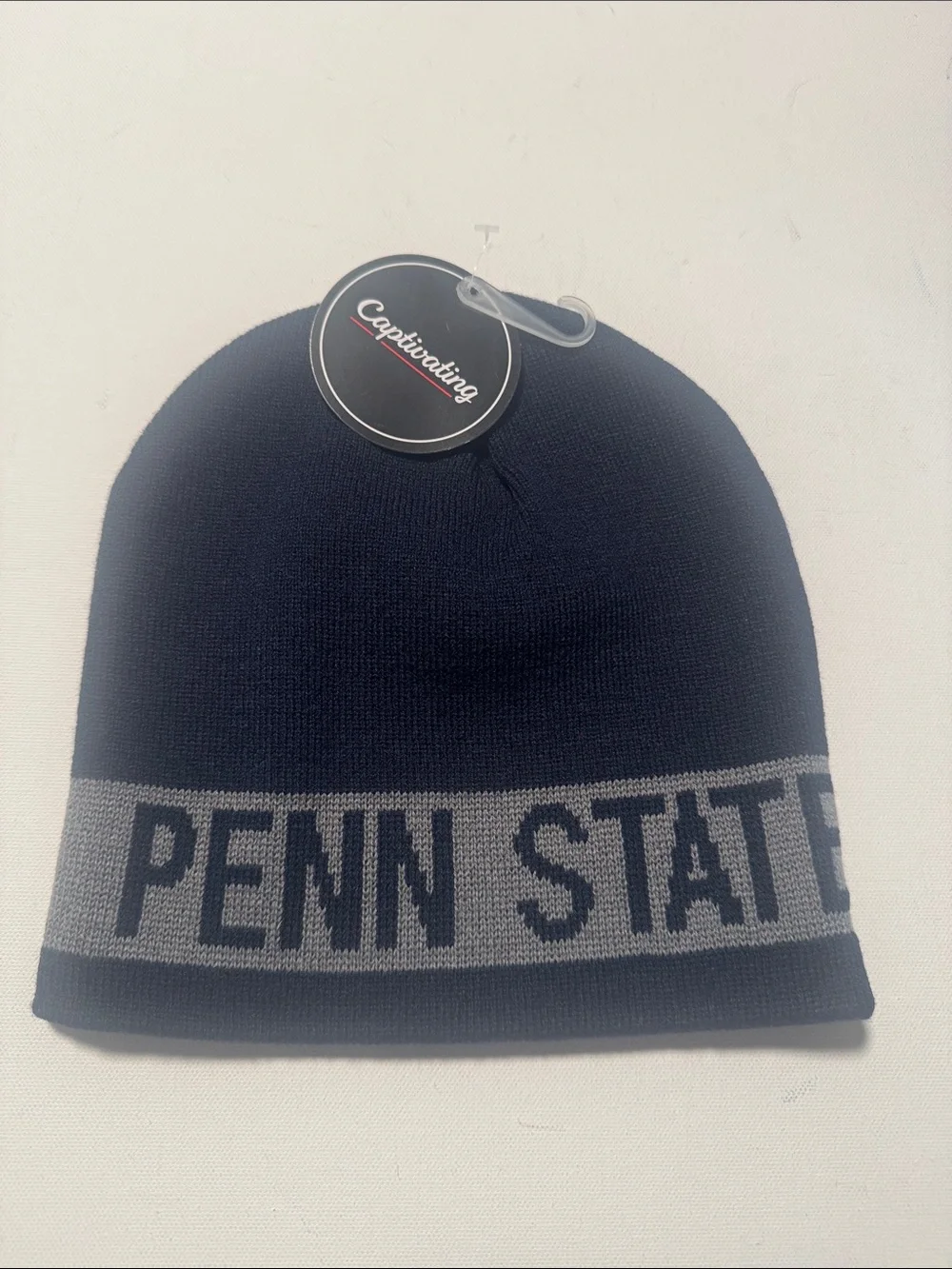 Penn State Beanie Mens Navy